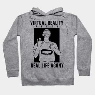 Virtual reality VR gamer enthusiast Hoodie